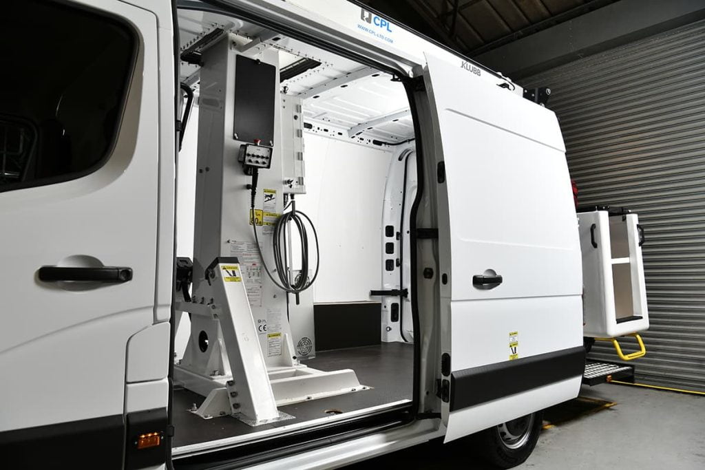 13.8m Van Mount Platform KL38P Hire